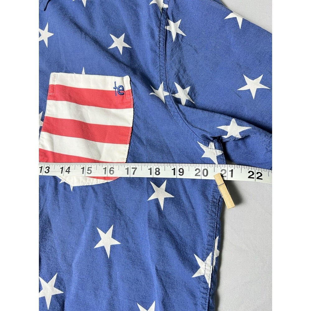 Tipsy Elves American Flag Button Down Shirt Patriotic USA Stars Stripes Men's M - Picture 7 of 7